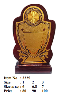 Wooden Award Plaque - Recognition & Achievement